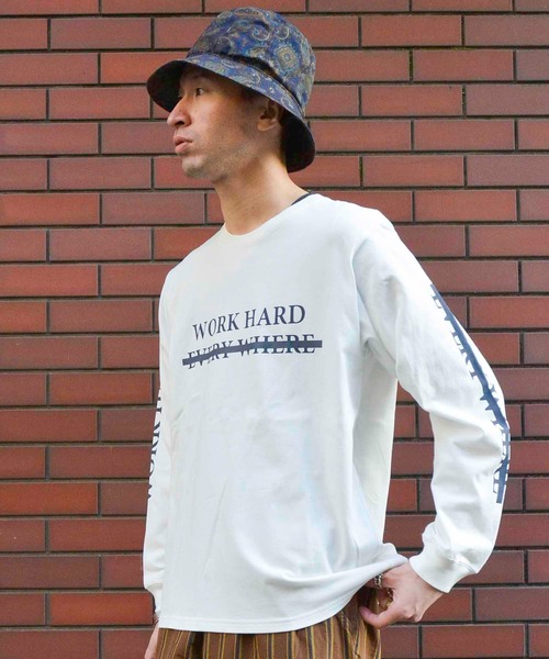 新作最新作 tシャツ Tシャツ ロングスリーブプリントTシャツ(WORK) ZOZOTOWN PayPayモール店 - 通販 - PayPayモール NEW新作