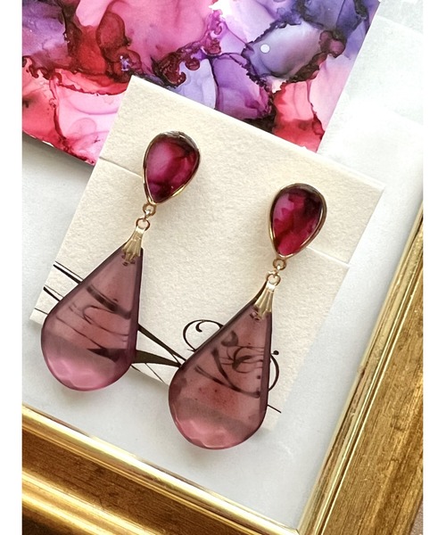 TONE（トネ） イヤリング 「零-Rei-」瞬きシリーズ 大ぶりクリスタル