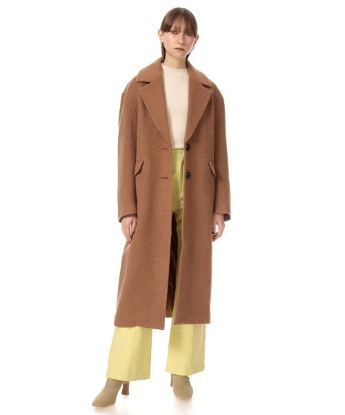 コート チェスターコート AIRY WOOL SHAGGY LONG COAT ウール シャギー ロング コート :60011387:ZOZOTOWN  Yahoo!店 - 通販 - Yahoo!ショッピング