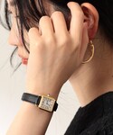 腕時計 Dバックル レザーウォッチ レディースの詳細画像3