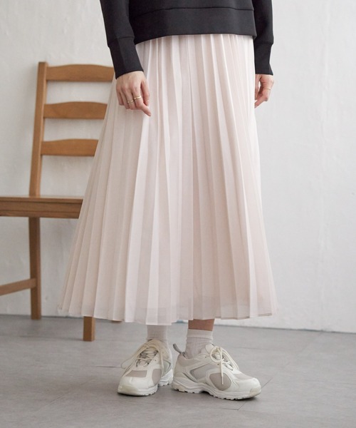 ikka（イッカ） スカート シャイニープリーツスカート : ZOZOTOWN