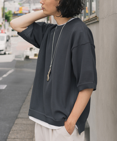 EDIFICE（エディフィス） tシャツ Tシャツ 《再入荷》スポンディッシュ