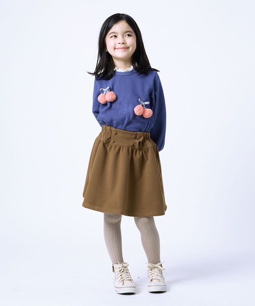 la poche biscuit（ラポシェビスキュイ） トレーナー さくらんぼ