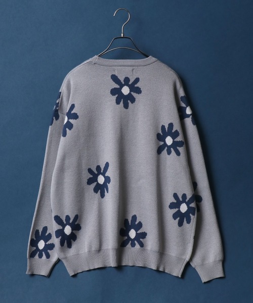ANPAS セーター ニット Flower Total Pattern Jacquard Knit Pullover 