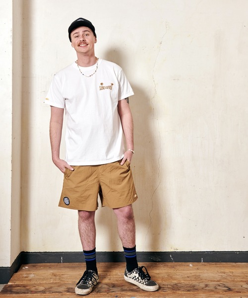 S cow short pants ブラウン COWDEN LINEN SHORT PANTS (カウデン リネンショートパンツ