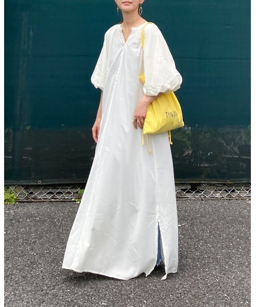 期間限定! DKNY バルーンスリーブ 美ライン ワンピース CORNERS by KR 2wayバルーンスリーブワンピース[品番