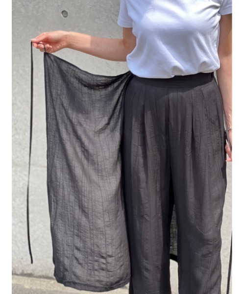 Day and Grade パンツ レディース ラップデザインパンツ