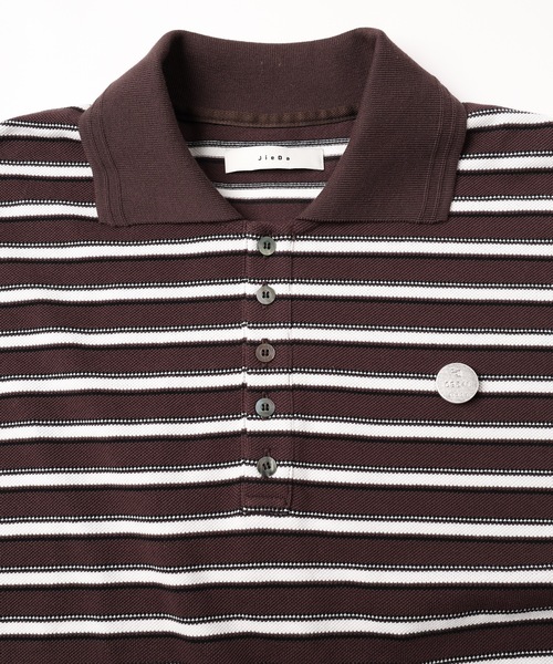 新品 JieDa BORDER KANOKO POLO L/S BROWN JieDa ポロシャツ BORDER KANOKO POLO L/S メンズ レディース