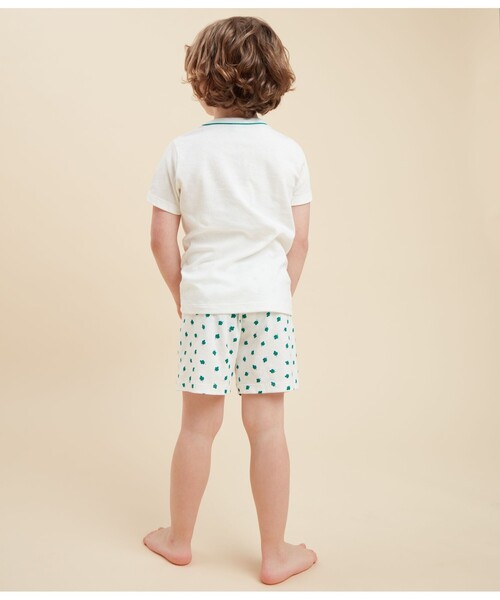 プチバトー　プリント半袖パジャマ　Mサイズ PETIT BATEAU（プチバトー） パジャマ プリント半袖パジャマ キッズ