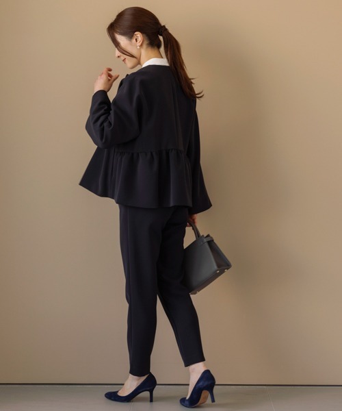Sono ジャケット ノーカラージャケット 「SONO NAVY」「MUMMUM