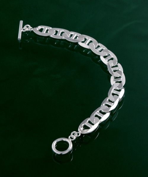 ブレスレット 「YArKA/ヤーカ」flat marina(anchor) chain bracelet 「byoca」 / フラットマリーナチェーンの画像
