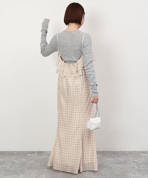 専用 iena la boucle ラッフルヘムチュニックキャミワンピース iena la boucle ラッフルヘムチュニックキャミワンピース - メルカリ