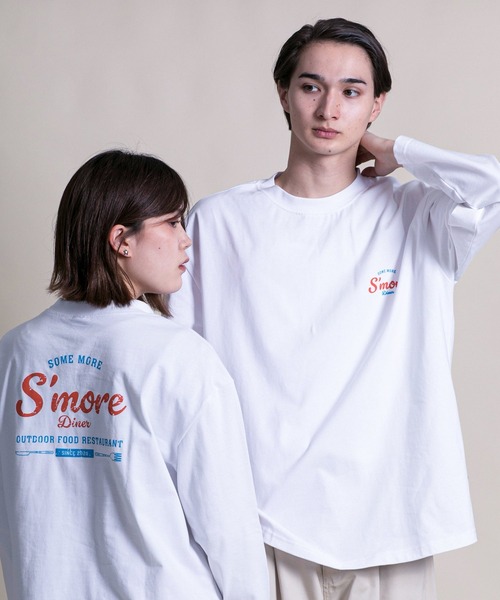 tシャツ s'more diner long sleeve T-shirt ( スモアダイナーロングスリーブTシャツ ) レディース メンズ S'more tシャツ s'more diner long sleeve T-shirt ( スモア