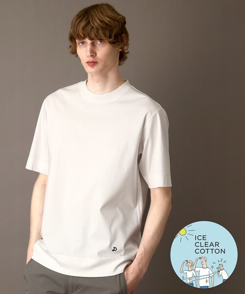 DRESSTERIOR tシャツ 「接触冷感／抗菌防臭／消臭」ICE CLEAR