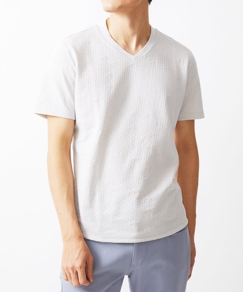 ミッシェルクランオム（MICHEL  HOMME）/Vネック半袖Tシャツ MICHEL KLEIN HOMME（ミッシェルクラン オム） tシャツ Vネック半袖T