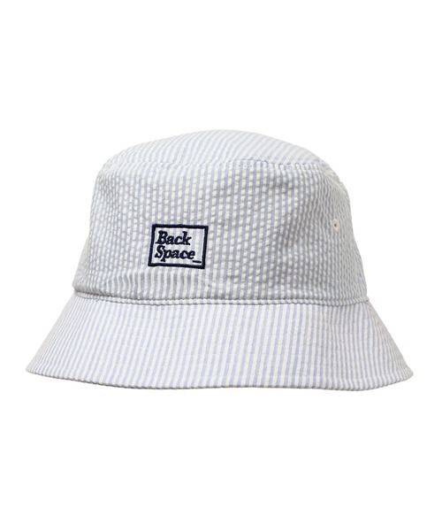 COMFORTABLE REASON ストライプ バケットハット COMFORTABLE REASON WONDERLANDストライプハットバケハ - メルカリ