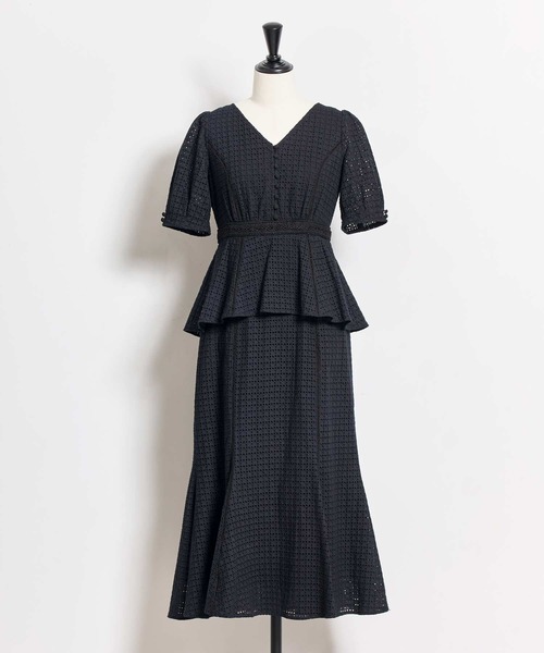 【新品】ノエラ　レースペプラムワンピ　Noela レースペプラムワンピ | ロングワンピース | Noela OFFICIAL WEB