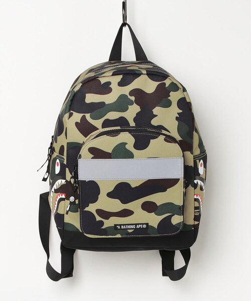 A BATHING APE リュック 1ST CAMO SHARK DAYPACK キッズ 子供