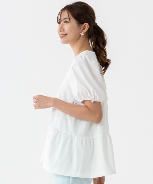Sono - SONO ホワイト　プティフリルプルオーバー 000000001346_2_VaCbXsS.jpg