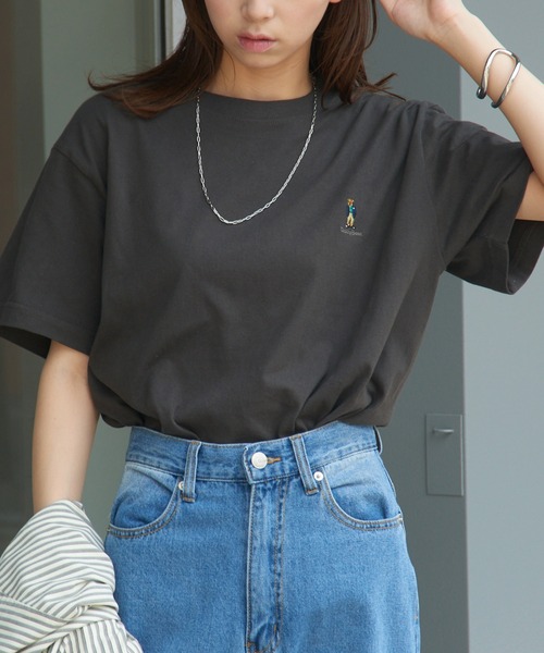 THE FINAL VIEW tシャツ 「THE VIEW」TEDDY BEAR ワンポイント