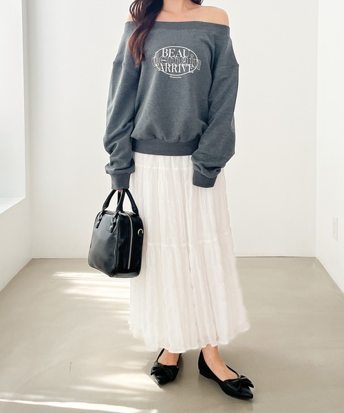 Heather（ヘザー） ロング スカート プリーツティアードロングスカート
