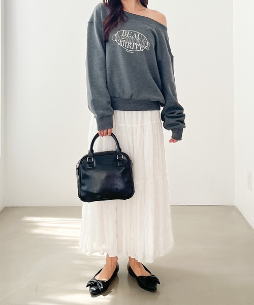 Heather（ヘザー） ロング スカート プリーツティアードロングスカート