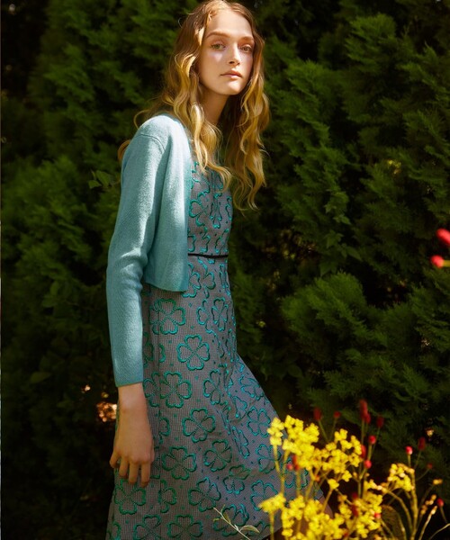 TOCCA（トッカ） ワンピース 半袖 RAVISHING CLOVERS ドレス