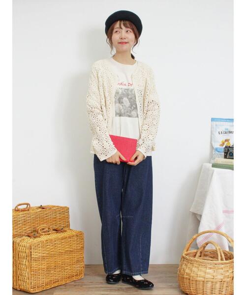❤️モフマヌル❤️完売商品❤️デニムパンツＦサイズ❤️ モフマヌル 薄手デニムパンツ - メルカリ