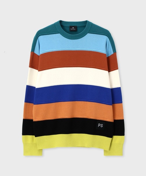PS Paul Smith セーター ニット カラーブロック クルーネックニット 