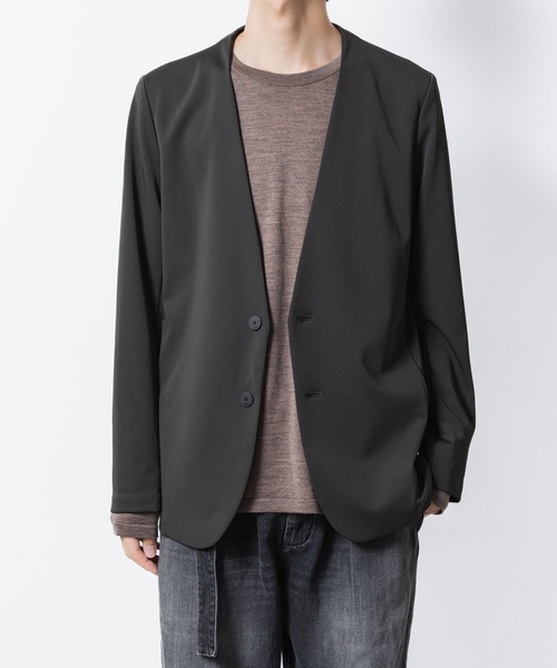ATTACHMENT ジャケット ノーカラージャケット 「 LIMITED 」ルカマット