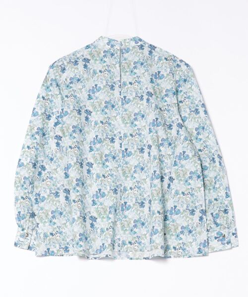 ブラウス シャツ ケープデザイン ブラウス Made with Liberty Fabric HUIT レディース セール】ケープデザイン ブラウス Made with Liberty Fabric