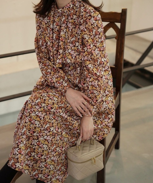 HUIT bouquet ブラウス シャツ ケープデザイン Made with