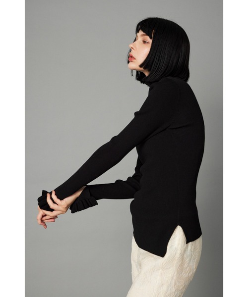 HeRIN.CYE ニット セーター Cuff frill knit tops カフフリルニット