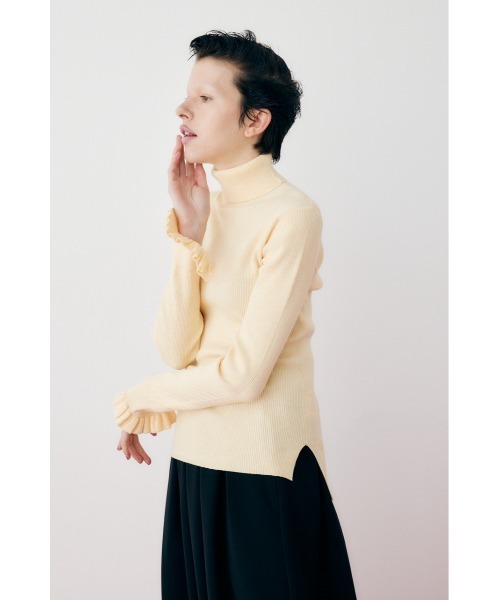HeRIN.CYE ニット セーター Cuff frill knit tops カフフリルニット