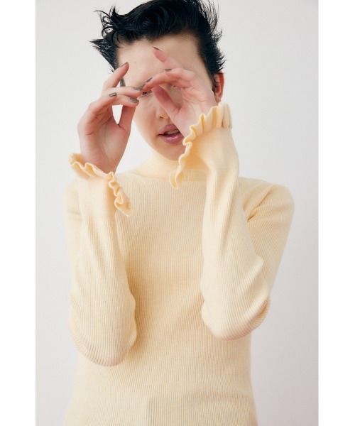 HeRIN.CYE ニット セーター Cuff frill knit tops カフフリルニット