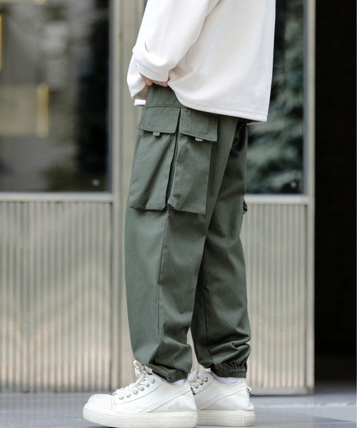新品】BUTTBILL コットンウォッシュルーズパンツ