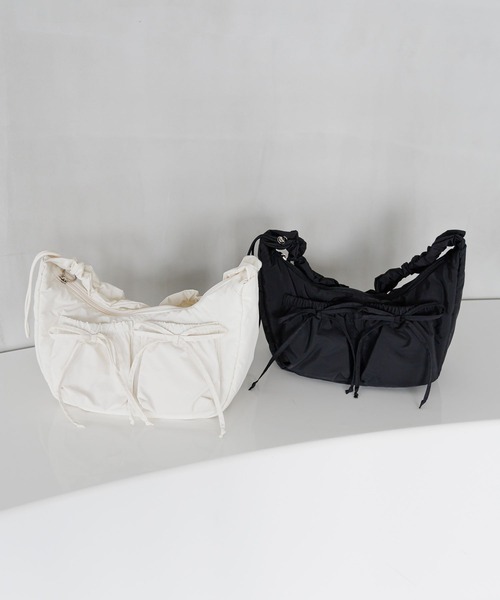 国内配送★NAMED COLLECTIVE★リボンスリングショルダーバッグ GLOBAL WORK ショルダー ショルダーバッグ 撥水リボンショルダー