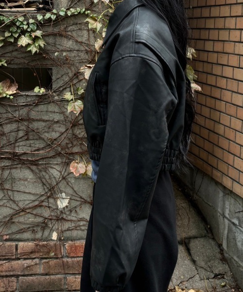 cccccci⭐︎ブラック36 Chikashitsu+（チカシツプラス） コート アウター 「Chikashitsu +