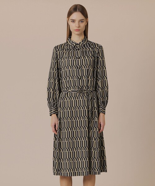 MACKINTOSH LONDON ノースリーブワンピース 38 黒 Mackintosh 「Mackintosh」 ノースリーブワンピース 38 ブラック