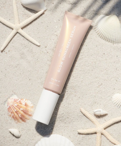 新品未使用Her lip to beauty 日焼け止め　サンバーム　試供品付き Her lip to BEAUTY（ハーリップトゥ ビューティ） 日焼け止め GLOW