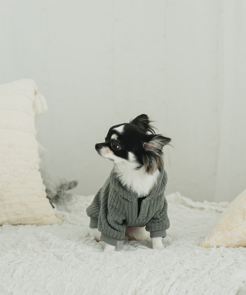 No.34 ハンドメイド犬服 ポケット付きパーカー 犬 服 ポケット付きボアパーカー(セット) : ZOZOTOWN Yahoo!店 - 通販