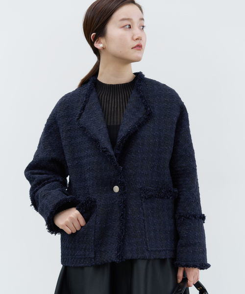 美品 IENAジャケット38 IENA（イエナ） ジャケット 38 ネイビー レディース : ZOZOTOWN Yahoo