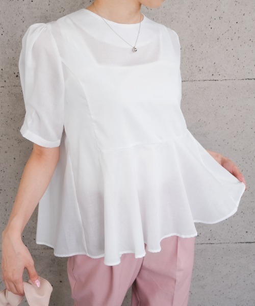 専用です      シャツ ブラウス バックプリーツ セール】 バックプリーツシャツ （シャツ・ブラウス）｜ANY / エニィ