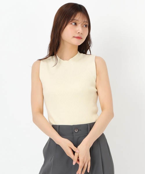 ニット セーター 2025春夏新作 金ホックリブニットアンサンブル レディース MISCH MASCH ニット セーター 2025春夏新作 金ホックリブニット