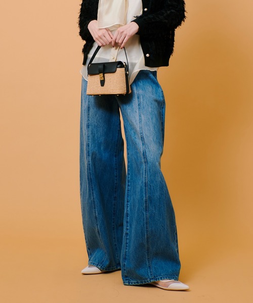 アルアバイル　ルルウィルビー ラインデニムパンツ ◇ラインデニムパンツ|allureville OFFICIAL SITE / ONLINE SHOP