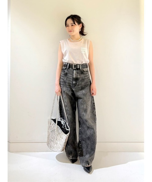 allureville ジーンズ デニム デニムパンツ ラインデニムパンツ