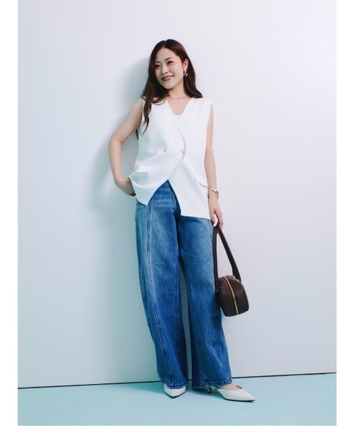 allureville ジーンズ デニム デニムパンツ ラインデニムパンツ