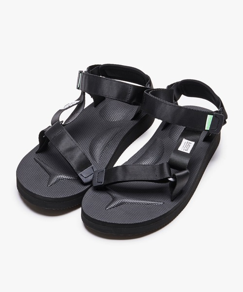 【関税込み】Suicoke フラットサンダル suicoke 「SUICOKE」 フラットサンダル 5 ブラック レディース