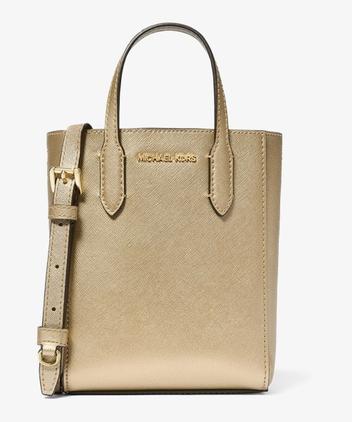 極美品 MICHAEL KORS マイケルコース トートバッグ レザー ゴールド マイケルコース MICHAEL KORS マイケルコース トートバッグ