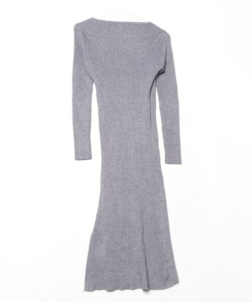 「Dream garden」 ニットワンピース FREE グレー レディース_画像2